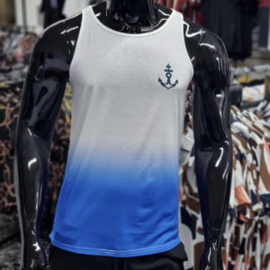 Anchor & Ombre Print Vest