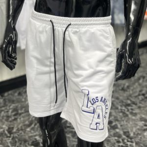 Los Angeles LA Graphic Shorts White