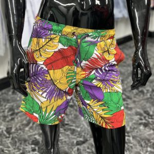 [SALE] Vivid Multi Color Leaves Swim Trunks