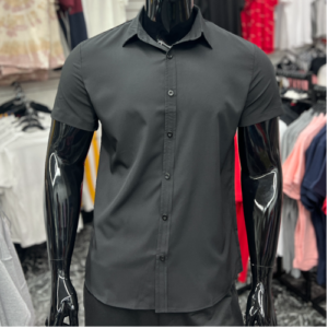 Satin Black Shirt
