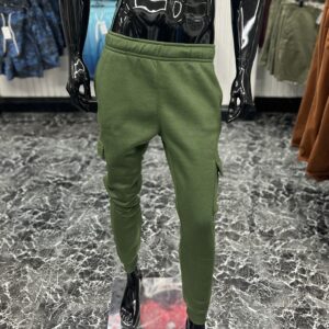 [SALE] Fleece Cargo Pants Green