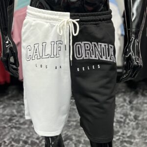 Los Angeles/California Colorblock Shorts Black/White