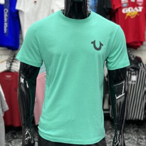 True Religion Monogram & Back Print Graphic T-Shirt Sea Green