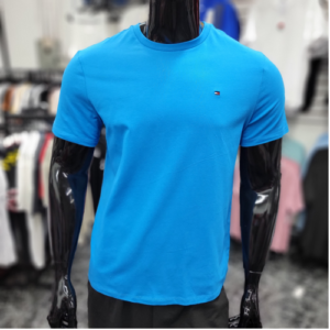 Tommy Hilfiger Mini Logo Crew Neck T-Shirt Blue