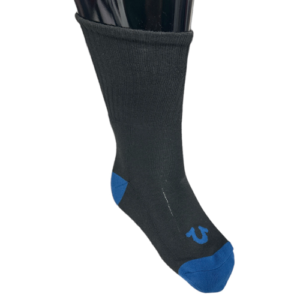 True Religion Cushioned Heel & Toe Socks Black/Blue