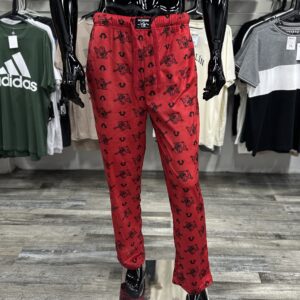 True Religion Loungewear Fleece Pants Red/Black