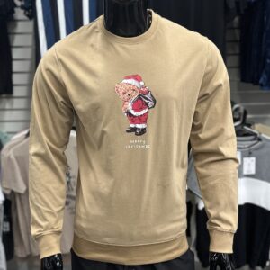 D&F Long Sleeve Christmas Graphic T-Shirt