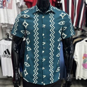 [SALE] ASOS DESIGN Teal Pattern Shirt