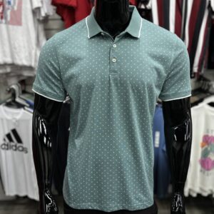 [SALE] MB Soft Touch Poplin Polo Shit Green/White
