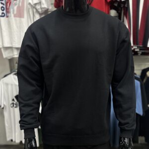 Hanes Cotton Blend Ecosmart Fleece Sweatshirt Black