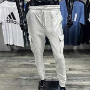 Fleece Cargo Jogger Light Grey