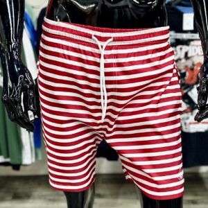 [SALE] Aeropostale Red Stripes Swim Shorts