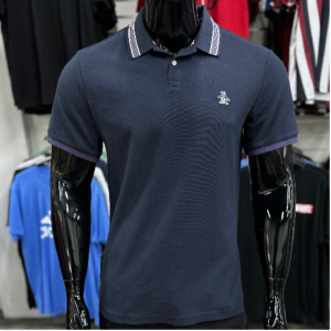 [SALE] Original Penguin Contrast Collar Polo Shirt Navy