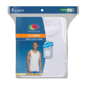 Fruit of the Loom 6pk Vests