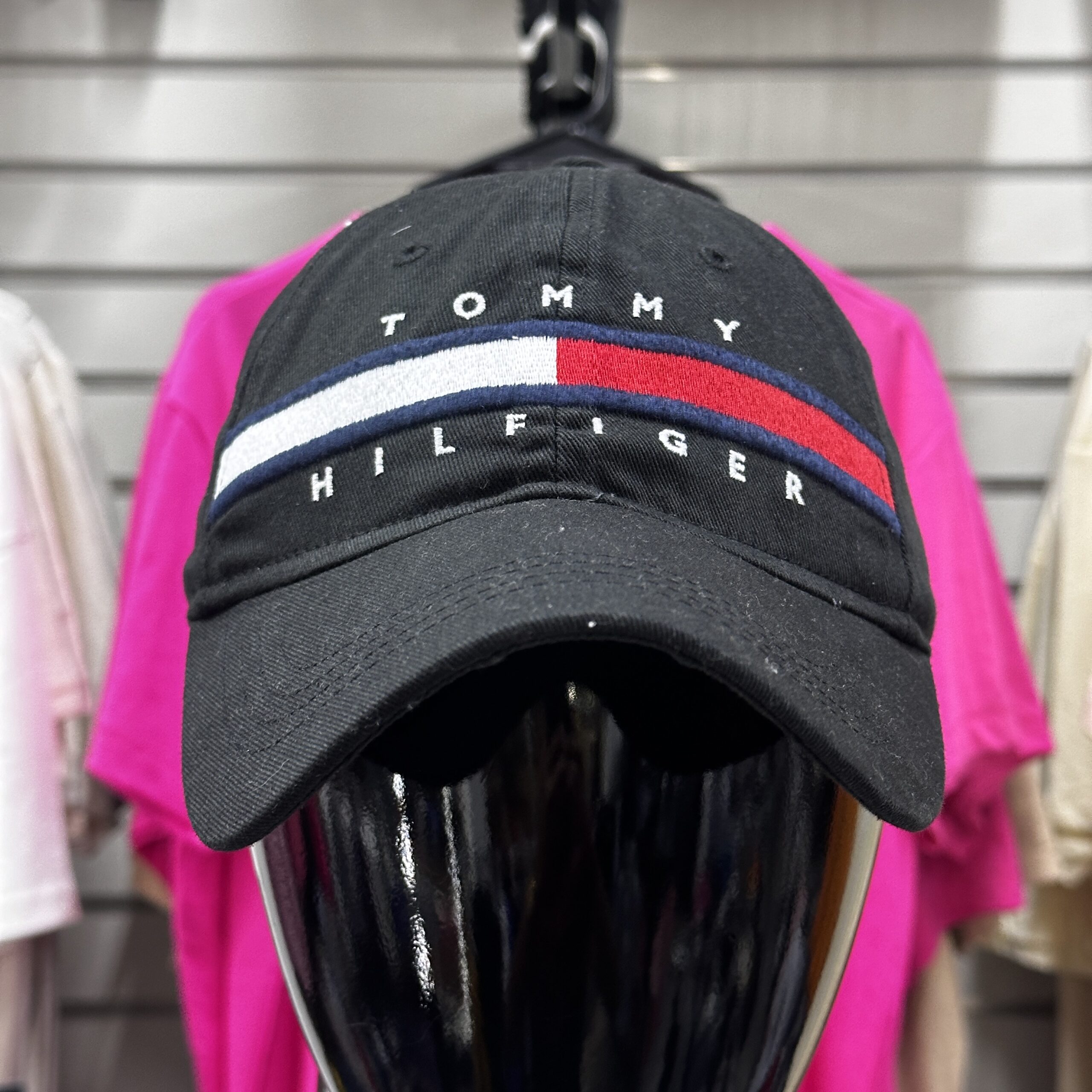 Tommy Hilfiger Adjustable Cotton Logo Black Cap