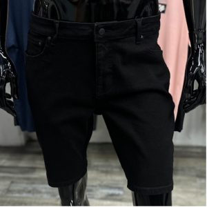ASOS DESIGN Skinny Black Denim Shorts