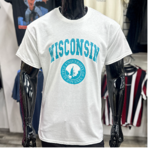 [SALE] Wisconsin Collegiate Graphic Print T-shirt