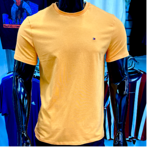 Tommy Hilfiger Embroidered Mini Logo T-Shirt Peachy Orange