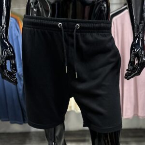 Fleece Drawstring Shorts Black