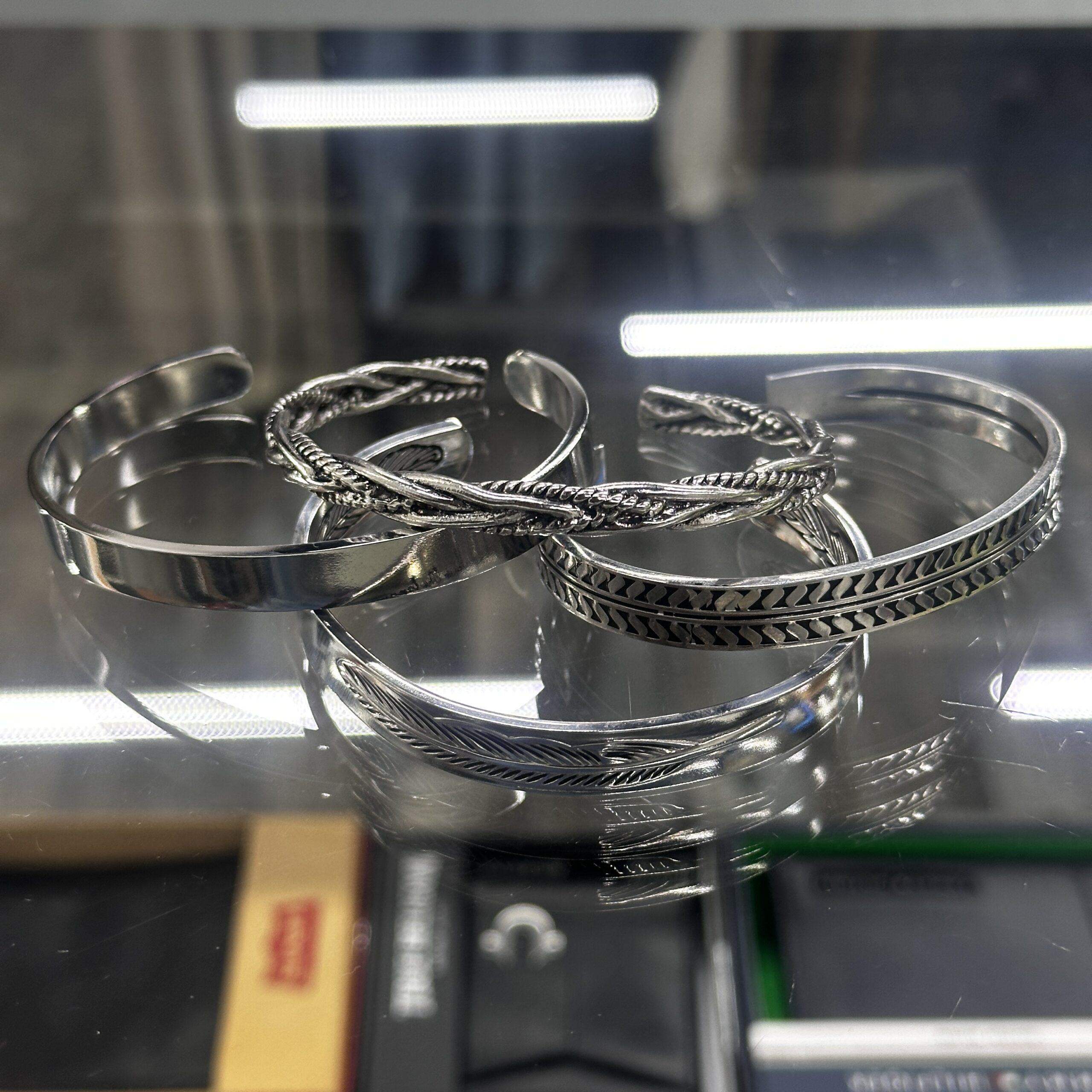 Stainless Steel Bracelet 4pc Set