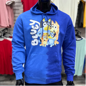 [SALE] Bluey & Family Graphic Print Ombré Hoodie