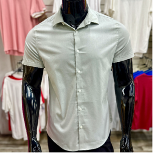 [SALE] Stretch Slim Fit Greyish Shirt