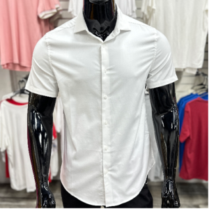 ASOS DESIGN Easy Iron Slim Fit Shirt White