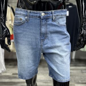 Cornell Slim Denim Shorts Light Blue Wash