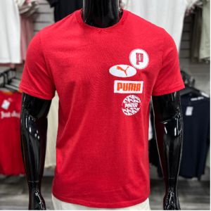 [SALE] Puma Monograms Icon Graphic T-Shirt Red