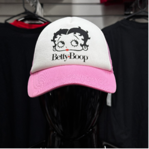 Betty Boop Foam Adjustable Trucker Hat Pink/White
