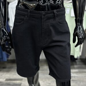 Cornell Slim Denim Shorts Black