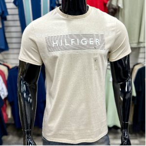 [SALE] Hilfiger Beige Logo Graphic T-shirt