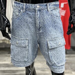 Los Angeles Light Denim Cargo Shorts