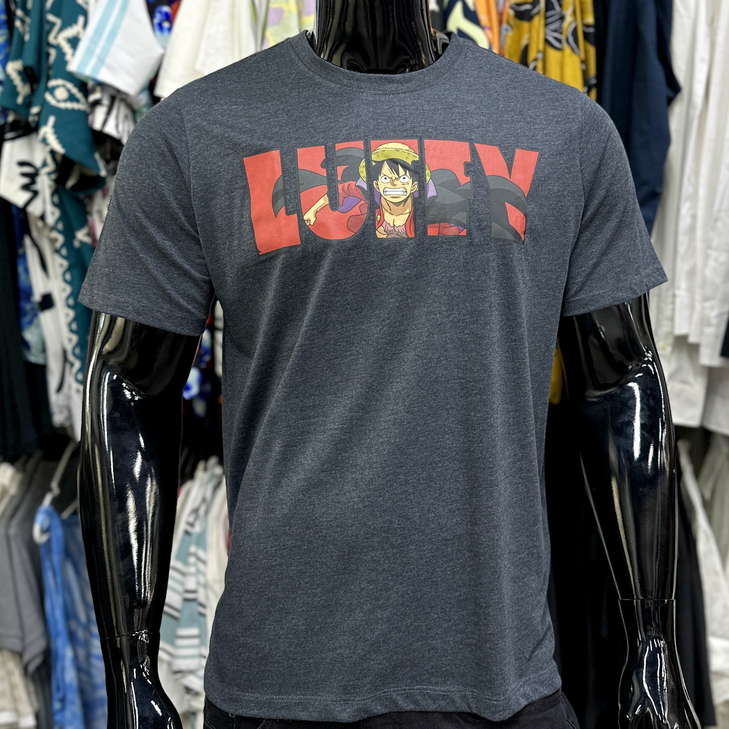 One Piece Luffy Graphic Print T-Shirt