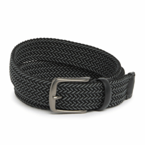 [SALE] Original Penguin Braided Belt Gunmetal/Black