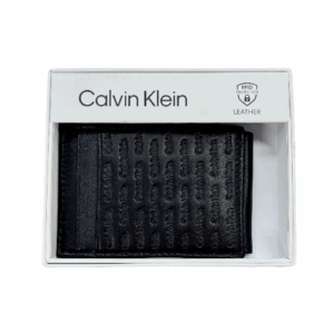 Calvin Klein Magnetic Black Leather Cardholder Wallet