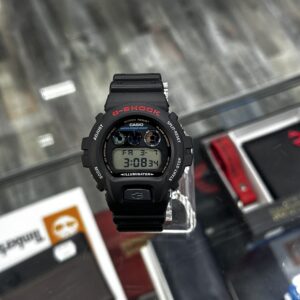 Casio G-Shock Quartz Resin Sport Watch Black/Red