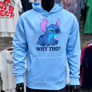 Why Tho? Stitch Graphic Hoodie