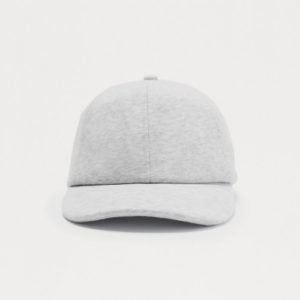 Heather Grey Fleece 6 Panel Hat