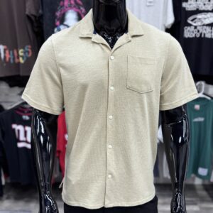 Nautica Terry Fabric Shirt Tan