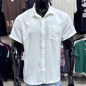 X Pocket White Shirt
