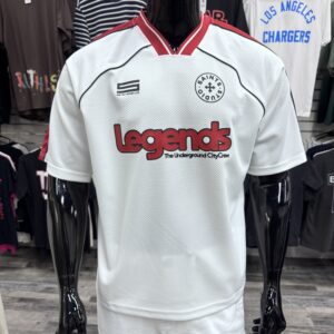 [SALE] Legends V-Neck White Football Jersey
