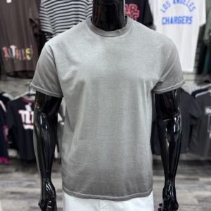Oil Wash Oversized T-Shirt Charcoal Grey