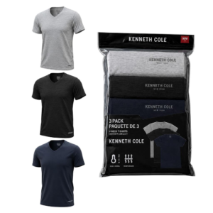 Kenneth Cole 3PK Assorted V-Neck T-shirts