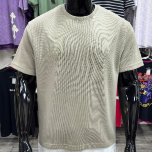 D&F Relaxed Fit Sueded T-Shirt Sand